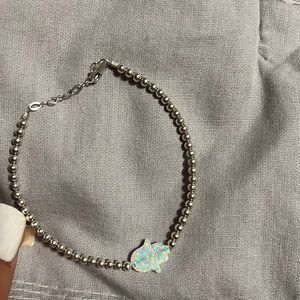 Hazel Boutique Sterling Silver Hamsa Bracelet